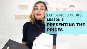 Presenting the prices